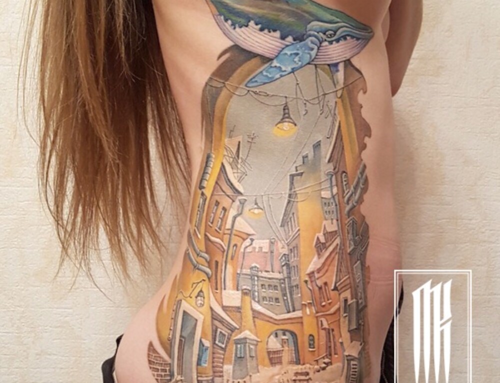 Татуировка связанная с Петербургом