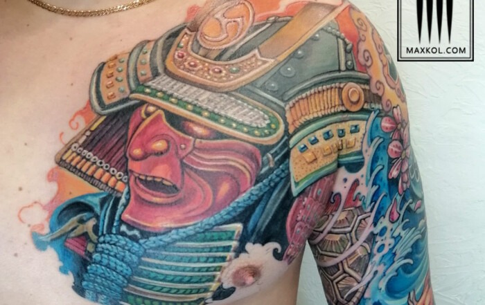татуировка самурай